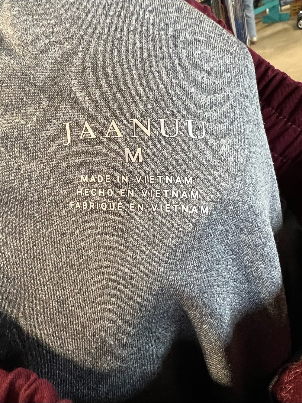 Jaanuu Women’s Scrub Jogger Pants – Burgundy/Wine Color. 26-05-04 - Picture 6 of 8
